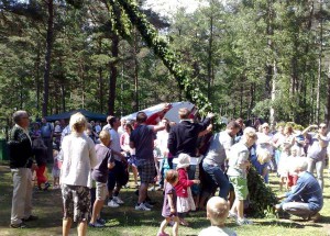 Midsommarfirande Schweizerparken 2011, Bild LO